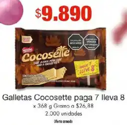 Metro Cocosette galletas oferta