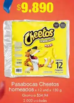 Metro Cheetos horneados pasabocas oferta