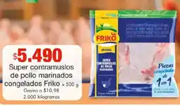Metro Friko super contramuslos de pollo marinados congelados oferta