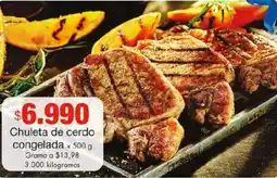 Metro Chuleta de cerdo congelada oferta