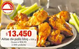 Metro Alitas de pollo bbq oferta