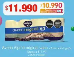 Metro Alpina avena original vaso oferta