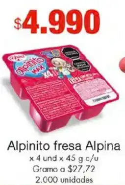 Metro Alpina alpinito fresa oferta
