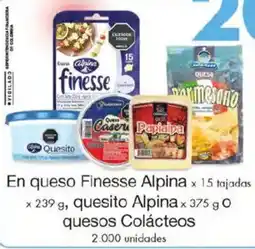 Metro Finesse alpina en queso oferta