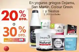 Metro Dejamu, san martín, colour greek en yogures griegos oferta