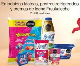 Metro En bebidas lácteas, postres refrigerados y cremas de leche Freskaleche oferta