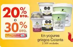 Metro Colanta en yogures griegos oferta