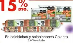 Metro Colanta en salchichas y salchichones oferta
