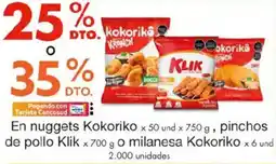 Metro Kokoriko en nuggets oferta