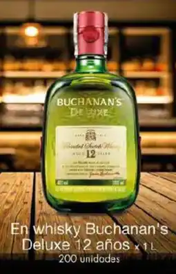 Metro Buchanan's deluxe en whisky oferta