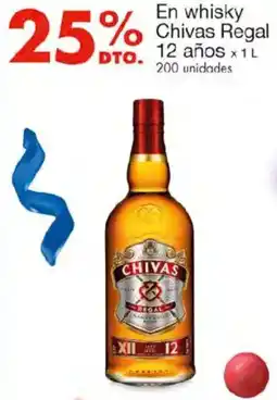 Metro Chivas regal en whisky oferta