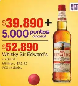 Metro sir edward's whisky oferta