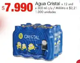 Metro Cristal agua oferta