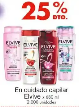 Metro Elvive en cuidado capilar oferta