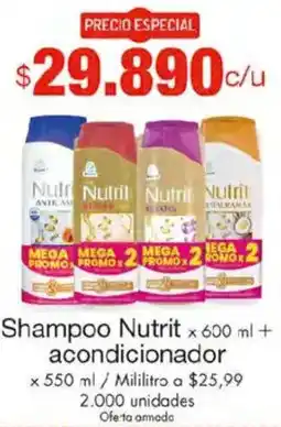 Metro Nutrit shampoo oferta