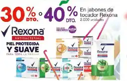Metro Rexona en jabones de tocador oferta