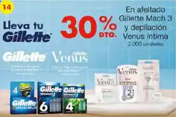 Metro Gillette mach 3 en afeitado y depilación oferta