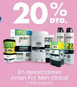 Metro Arden for men en desodorantes clinical oferta
