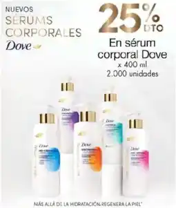 Metro Dove en sérum corporal oferta