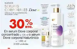 Metro Dove serum corporal concentrado oferta