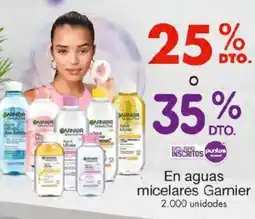 Metro Garnier en aguas micelares oferta