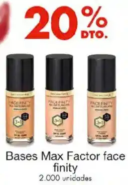 Metro Max factor bases face finity oferta