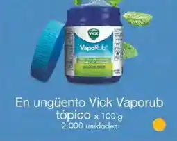 Metro Vick vaporub en ungüento tópico oferta