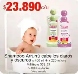 Metro Shampoo Arrurrú Cabellos claros y oscuros oferta