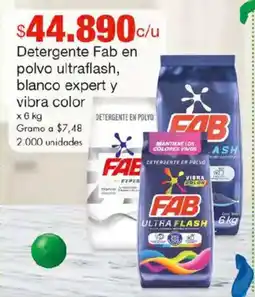 Metro Fab ultraflash detergente en polvo oferta