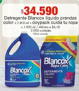 Metro Blancox detergente liquido oferta
