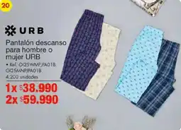 Metro URB pantalón Descanso para hombre o mujer oferta