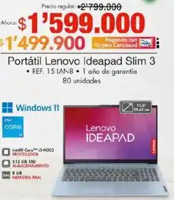 Metro Lenovo Ideapad Slim 3 oferta