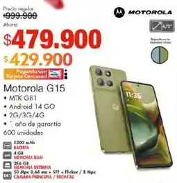 Metro Motorola G15 oferta