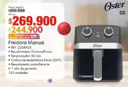 Metro Oster freidora manual oferta