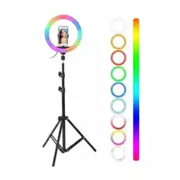 Falabella Aro de Luz 26cm RGB con Trípode y Control Remoto oferta