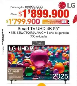 Metro LG Smart TV UHD 4K 55" oferta