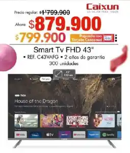 Metro Caixun Smart TV FHD 43" oferta