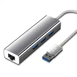 Falabella Adaptador de red usb 30 a rj45 ethernet + hub 30 multipuer oferta