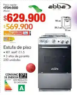 Metro Abba estufa de piso oferta