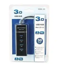 Falabella Hub 4 Multi Puertos Usb 3.0 Luz Led Cable 30cm Windows Mac oferta