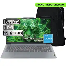 Falabella PORTÁTIL IDEAPAD SLIM 3 15IRU8 INTEL CORE I3-1315U 8GB RAM 1TB SSD 15.6 FHD oferta