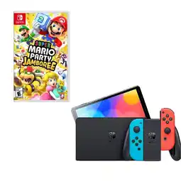Falabella Oled Neon Con Juego Mario Jamboree oferta