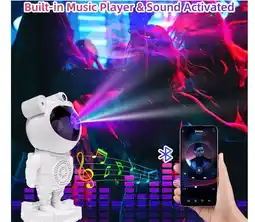 Falabella Proyector Galaxias Luna Astronauta Bluetooth Parlante Niño oferta