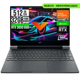 Falabella VICTUS AMD RYZEN 7-7445HS RTX 3050 6GB SSD 512GB RAM 32GB LED 15,6 FHD 144Hz oferta