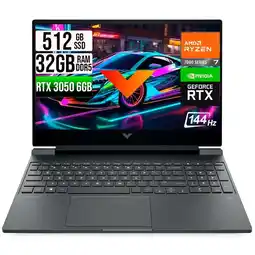 Falabella VICTUS AMD RYZEN 7-7445HS RTX 3050 6GB SSD 512GB RAM 32GB LED 15,6 FHD 144Hz oferta