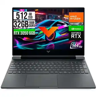 Falabella VICTUS AMD RYZEN 7-7445HS RTX 3050 6GB SSD 512GB RAM 32GB LED 15,6 FHD 144Hz oferta