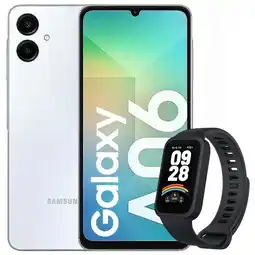 Falabella Celular Galaxy A06 128GB /4GB Azul + Mi Band 9 Active Blk oferta