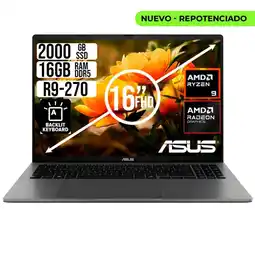 Falabella Portátil Intel Core I9-13900H 2TB SSD 16GB RAM 16 FHD X1605VA-MB575 oferta