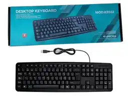 Falabella Teclado Multimedia Usb Para Pc En Español Letra Ñ Kb502 oferta
