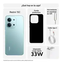 Falabella Redmi 15C Green 4GB 128GB Batería 6000mAh + Pantalla 69 oferta